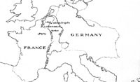 DIVISION OF CHARLEMAGNE'S EMPIRE.