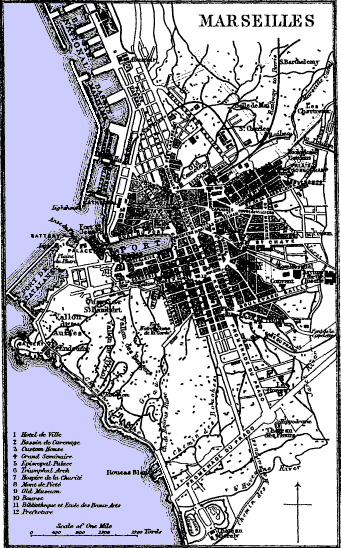 plan of Marseilles
