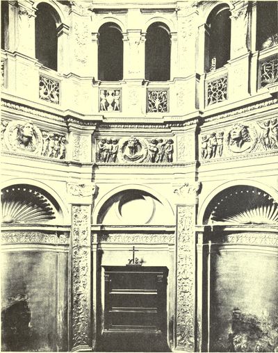Interior of Sacristy.
