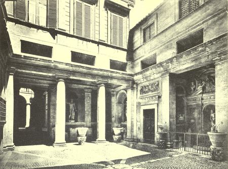 Courtyard of Palazzo Massimi.