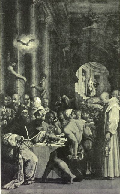The Supper of S. Gregory the Great.