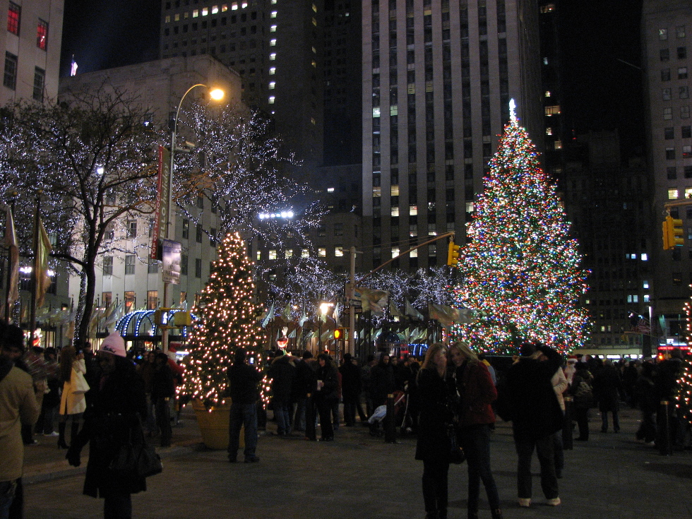 New York The Christmas Tree in Rockefeller Center