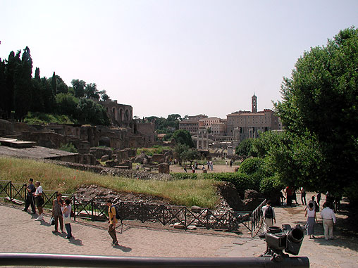 Overlooking the Forum