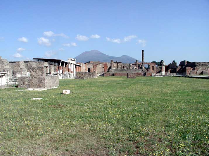 Ancient Forum in Pompeii
