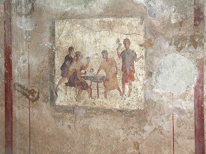 Gamblinb in Pompeii