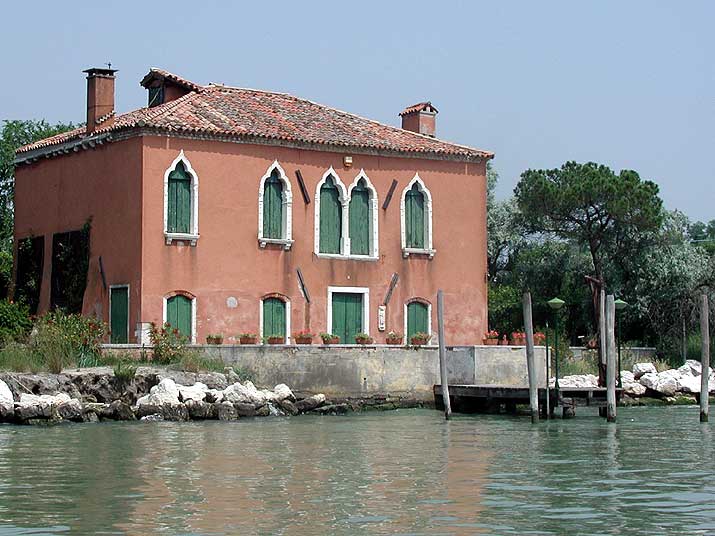 Casanova's villa on an island in the Venice lagoon in Venice, Italy