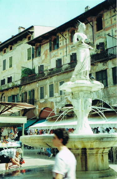 Piazza dei Signori in Verona, Italy