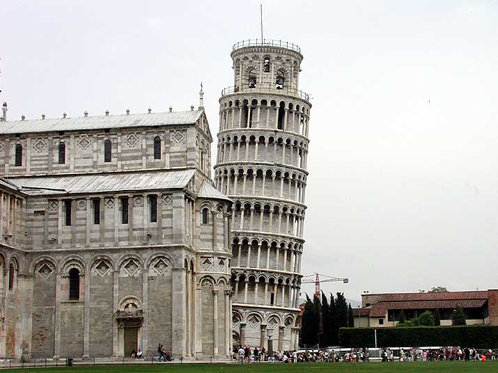 The baptistery in Pisa, Italy