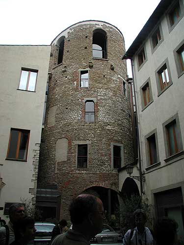 Eighth century tower in Florence, Italy