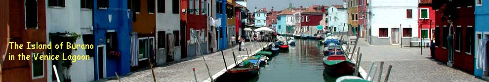 The Island of Burano in the Venice Lagoon