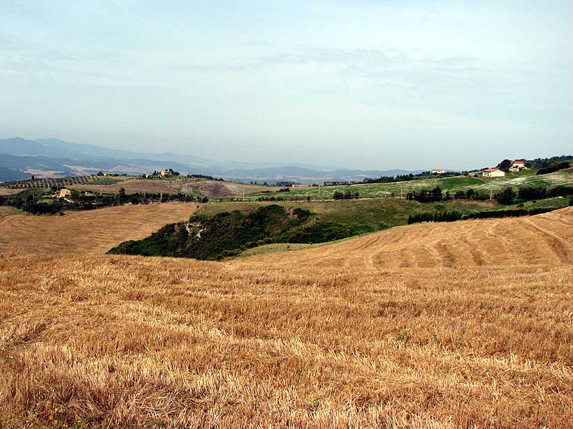Views of Tuscany near Volterra, Italy