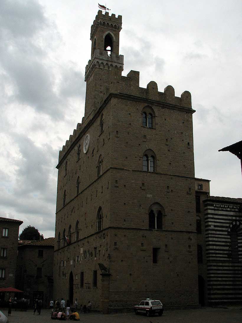 The Palazzo dei Priori in Volterra, Italy