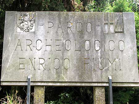 Parco Archeologico in Volterra, Italy