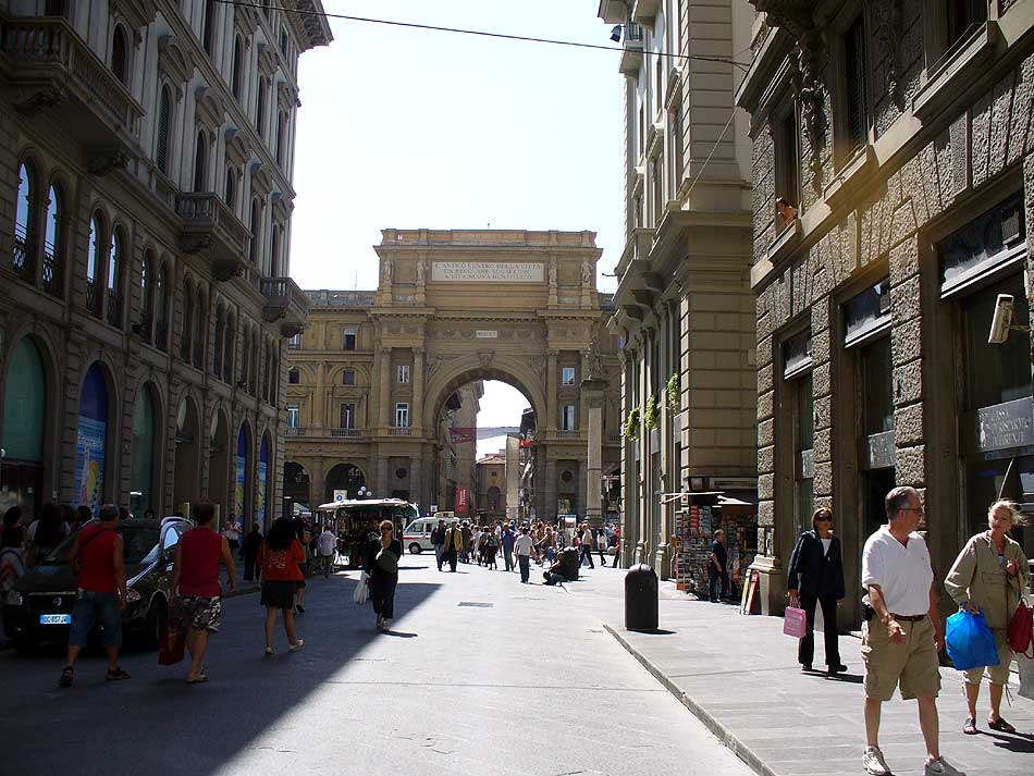 Piazza della Republica in Firenze