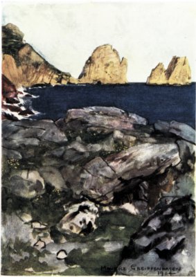 Illustration: FARAGLIONI ROCKS, CAPRI