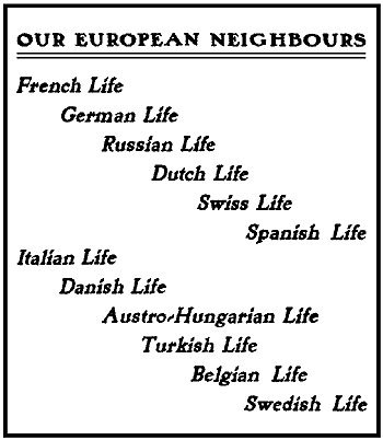 Our European Neighbours