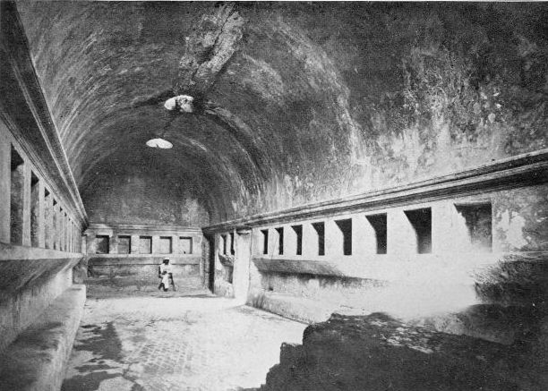 Apodyterium For Women In The Stabian Baths At Pompeii