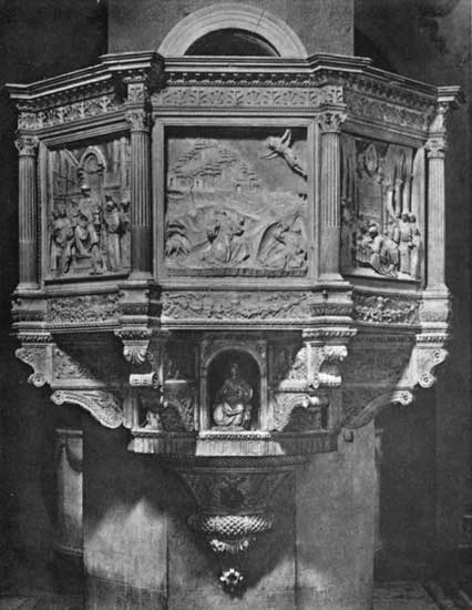 PULPIT IN S. CROCE, FLORENCE