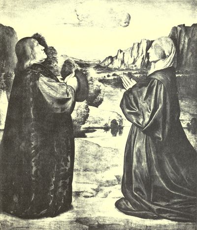 Man and Woman praying.