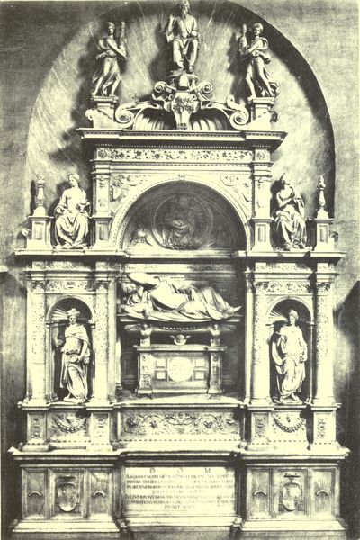 Tomb of Cardinal Ascanio Sforza.