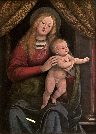 Gaudenzio Ferrari: Madonna and Child.