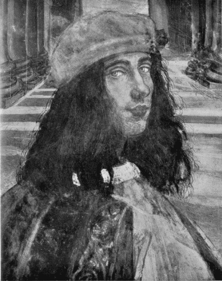 Alinari Giovanni Antonio Bazzi, called Sodoma From the portrait of himself in the Abbey of Monte Oliveto Maggiore