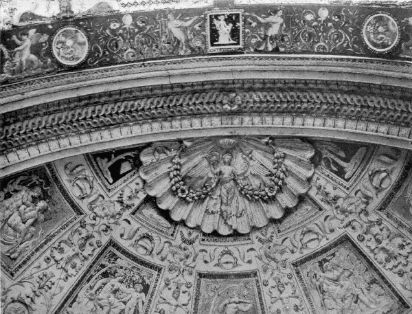 Detail of Vault in Villa Madama—Stucchi by Giovanni da Udine