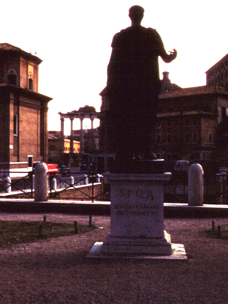 A statue of Julius Ceasar