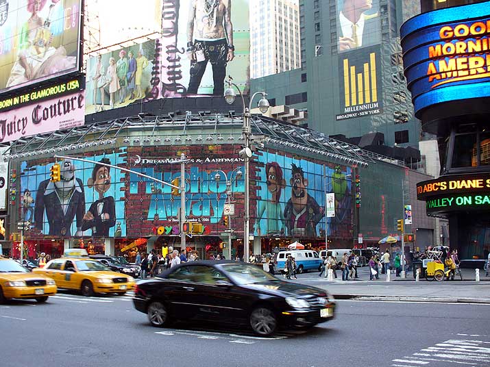 New York Times Square Movie Billboard